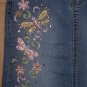 ANGELS Jean Skirt Knee Length Stretch Embellished 1