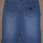ANGELS Jean Skirt Knee Length Stretch Embellished 1