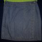STO Wrap Jean Embellished SKIRT 8 + CLAIBORNE Top Outfit