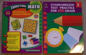 TCR Standardized Test Practice 5th GR Targeting Math 5-6 LOT