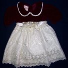 Boutique DIMPLES Velvet Lace Special Occassion Dress 18M