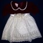 Boutique DIMPLES Velvet Lace Special Occassion Dress 18M