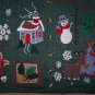 Womens Holiday Vest Reindeer Sleigh Snowman M