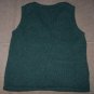 Womens Holiday Vest Reindeer Sleigh Snowman M