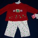 Baby Girls Infant Christmas Tree Holiday 2PC Outfit 0/3M
