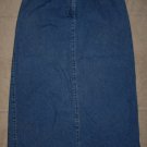 Womens CROSSROADS Long Denim Jean Skirt 12