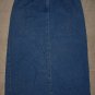 Womens CROSSROADS Long Denim Jean Skirt 12