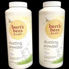 2 Burt's Bees Baby Bee Dusting Powder Talc Free 7.5 oz. New, Sealed