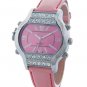 	 2GB Ladies Wireless Bluetooth MP3 Recorder Watch B03 Pink