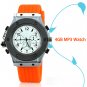 4GB Stainless Watch MP3 Player - 4 Colors Available