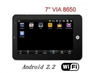 Wholesale 7inch Android 2.2 Tablet PC New VM8650 800 MHZ Flash Player 2PCS
