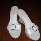 CHARLOTTE RUSSE WHITE WEDGE HEELS - SIZE 7US
