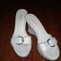 CHARLOTTE RUSSE WHITE WEDGE HEELS - SIZE 7US