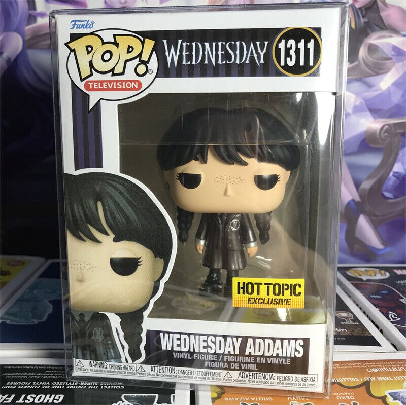 figurine Pop Wednesday Addams #1311 Metallic Exclusive Hot Topic