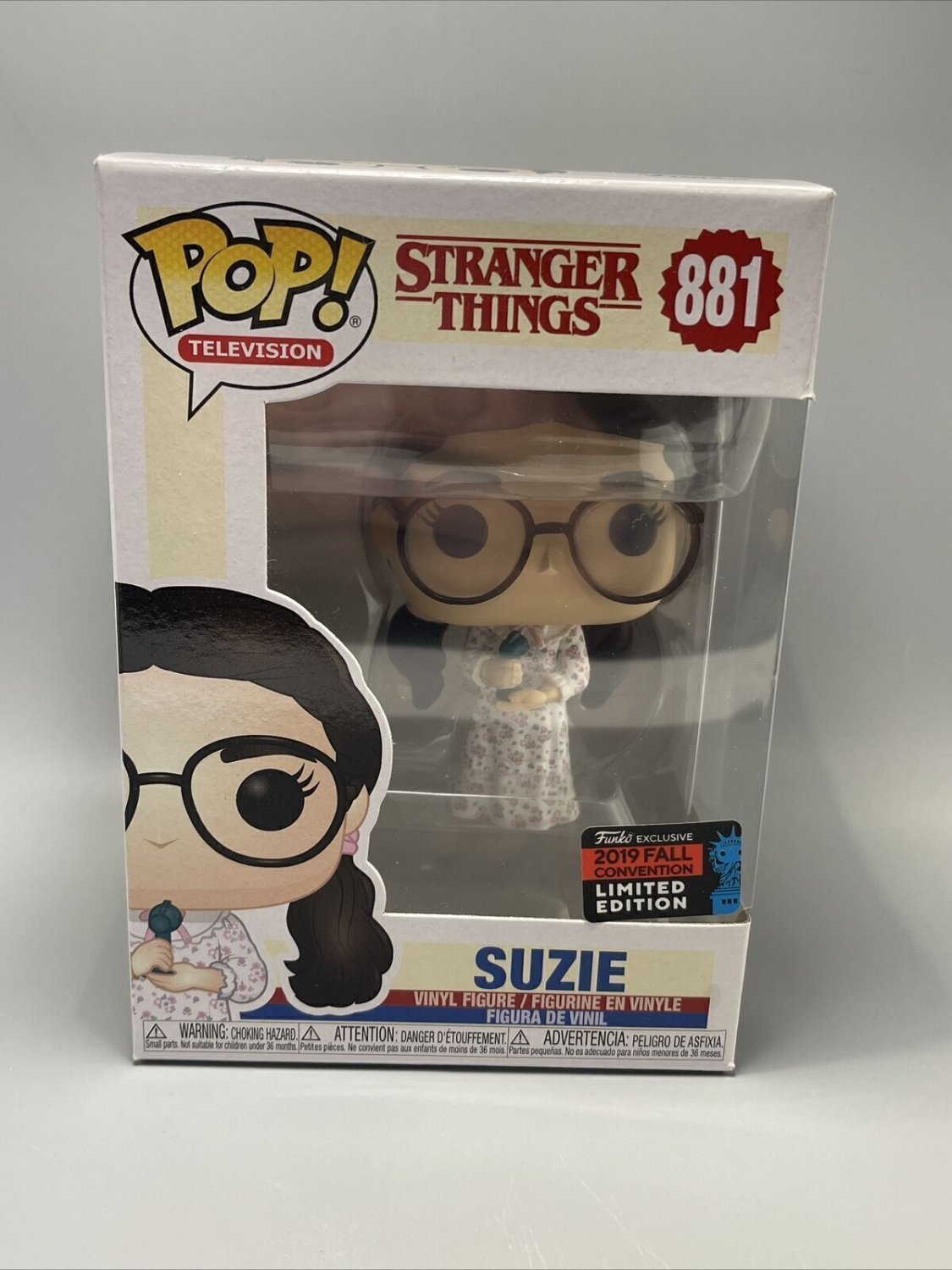 Stranger Things Suzie 881# New Exclusive FUNKO POP With Protector Vinly ...