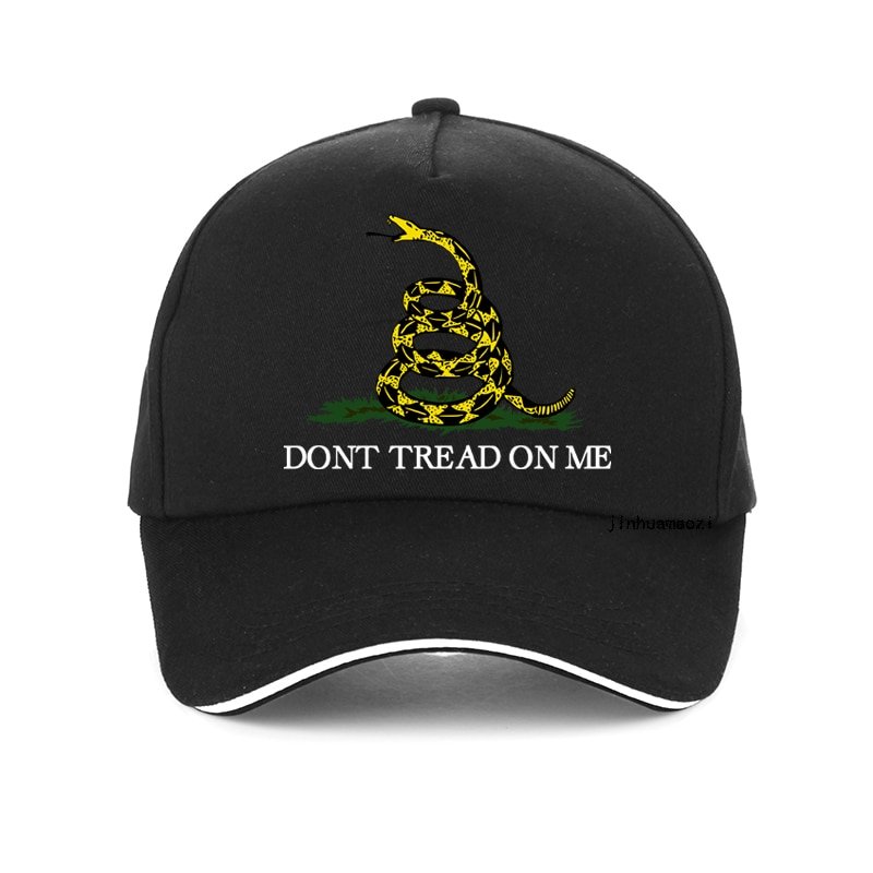 Dont Tread On Me Rattlesnake Printing Baseball Cap Usa Flag Printing