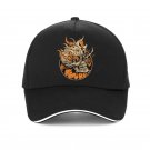 Flame Skull Head Baseball Cap Punk Style Tiger Hip-Hop Hat Snapback