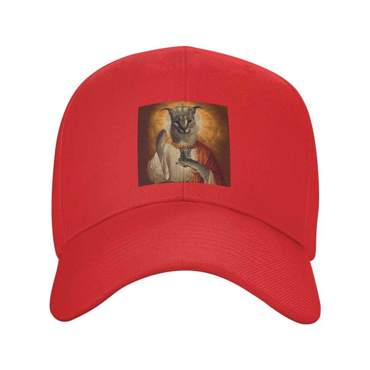 Jesus Saint Meme Big Floppa Baseball Cap Dad Hat Outdoor Hats Snapback Caps