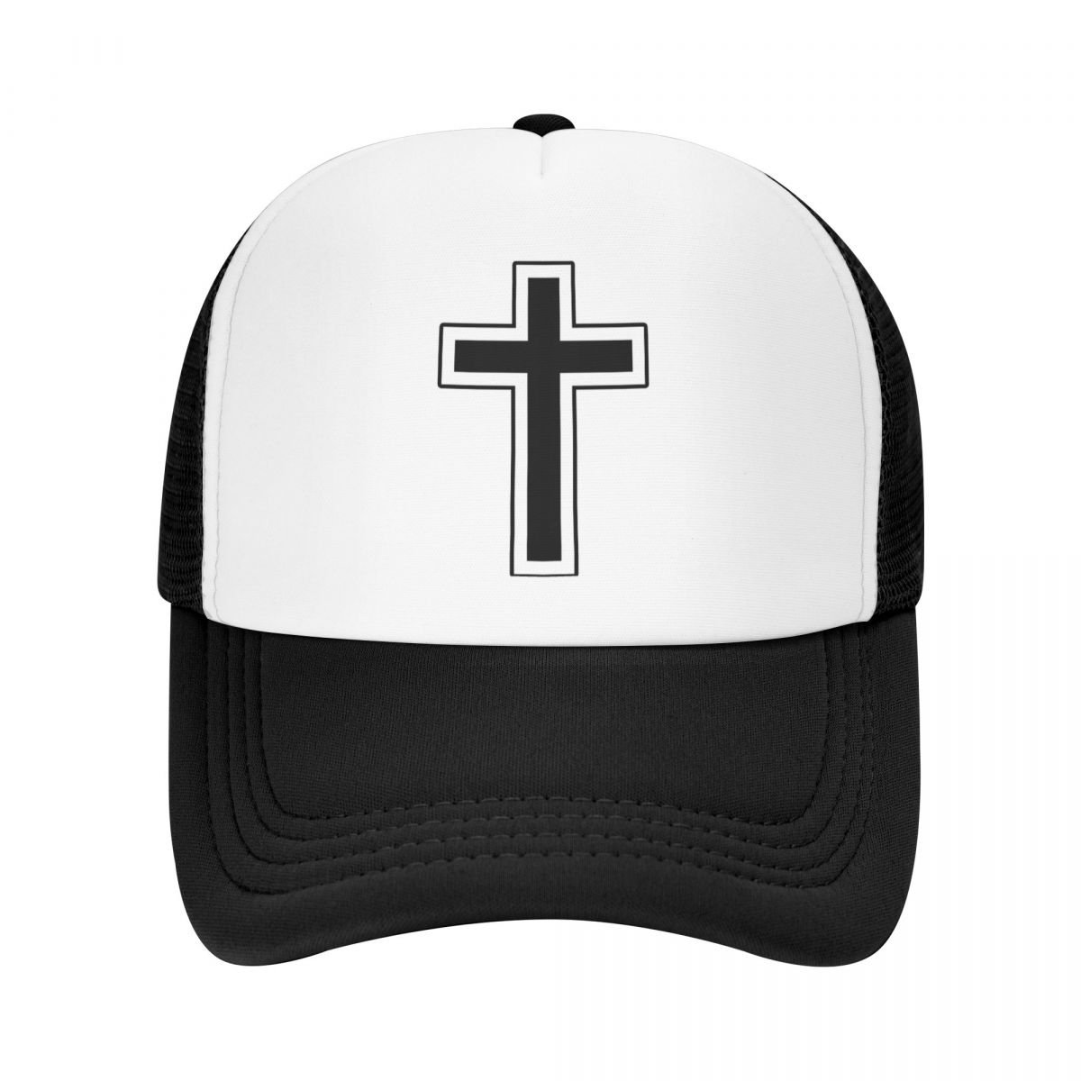 Jesus Catholic Cross Baseball Cap Christian Religious Trucker Hat Hats ...