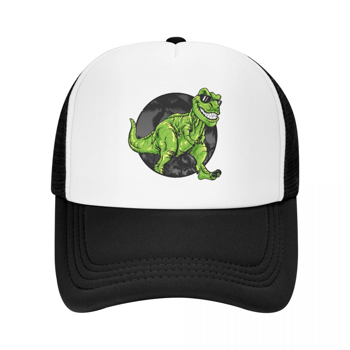 Dino Tyrannosaurus T-Rex Baseball Cap Jurassic Dinosaur Trucker Hat ...