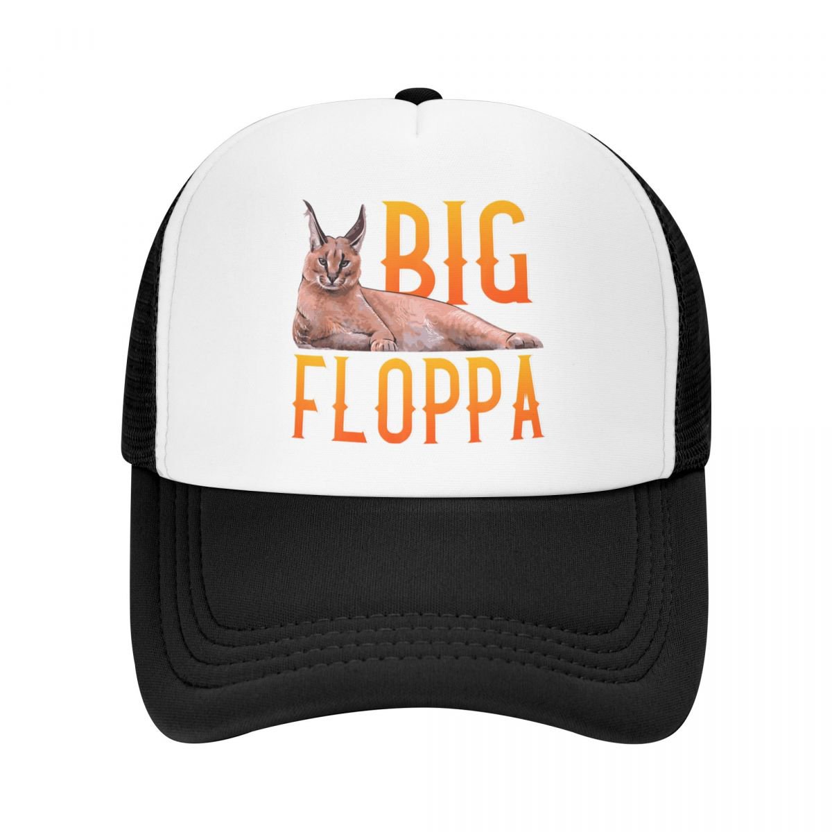 Big Floppa Meme Baseball Cap Cute Caracal Cat Trucker Hat Hats Snapback