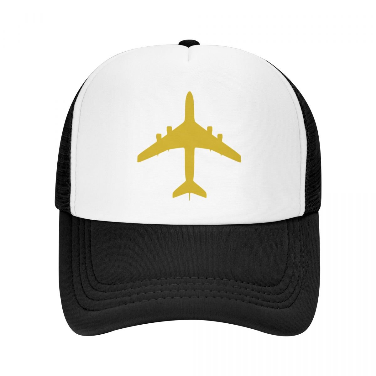 Airplane Trucker Hat Flight Pilot Aviation Aviator Baseball Cap ...