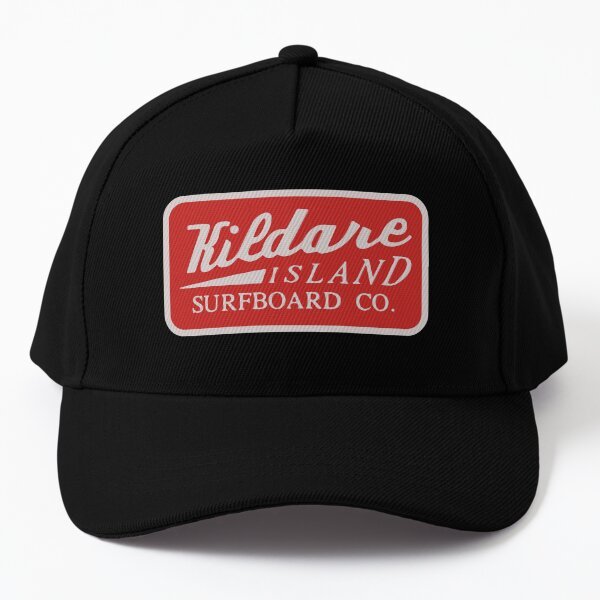 Kildare Island Surf Baseball Cap Hat Snapback Black Casquette Summer