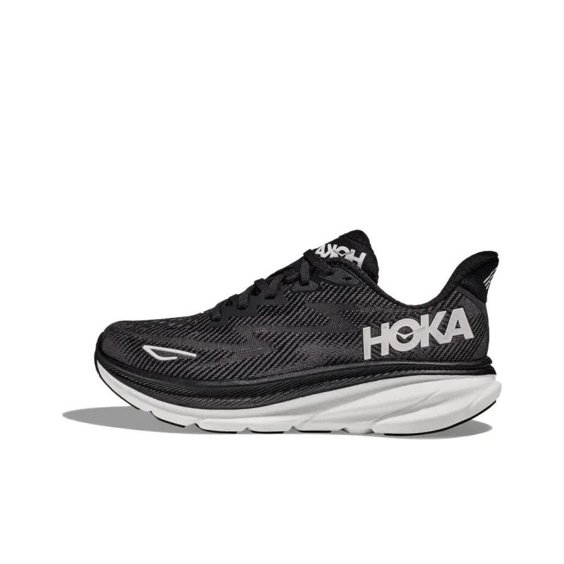 Hoka One One Clifton 9 Black White 1127895-BWHT