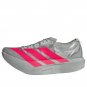 MENS WMNS Adizero Adios Pro Evo 2 Silver Metallic Lucid Red JR7259