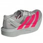 MENS WMNS Adizero Adios Pro Evo 2 Silver Metallic Lucid Red JR7259
