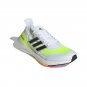 Mens Womens AD UltraBoost 21 White Solar Yellow FY0377