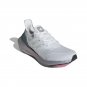 Mens Womens AD UltraBoost 21 Crystal White Hazy Green FY0383