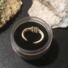 .925 Sterling Tribal Nose Ring/ Lip Ring 11 Gauge, 2G Solid Silver