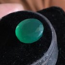 Faceted Green Agate, Nice Color, Natural Agate Gemstone, Genuine 12mm x 9mm Oval