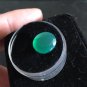 Faceted Green Agate, Nice Color, Natural Agate Gemstone, Genuine 12mm x 9mm Oval