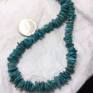 Turquoise Strand, Bead Chips, Natural Turquoise, US, 14” Strand Blue, Green