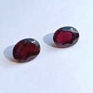 Faceted Garnet Pair, 4.3Ct 9mm X 7mm Spessertine Garnet Good Color