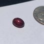 Deep Red Spessertine Garnet 5Ct Cabochon, 11mm x 8mm AAA Good Color