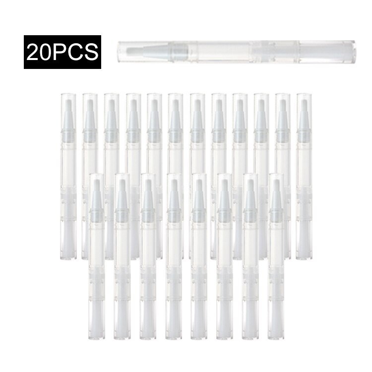 Transparent Twist Pens Empty Nail Oil Pen with Brush Empty Cuticle Oil