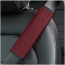 Car Seat Belt PU Leather Safety Belt Shoulder Cover Breathable Protection Seat Belt