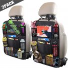 Baby Child Car Seat Back Organizer Multi-Pocket Storage Bag Storage Kick-proof Cushion
