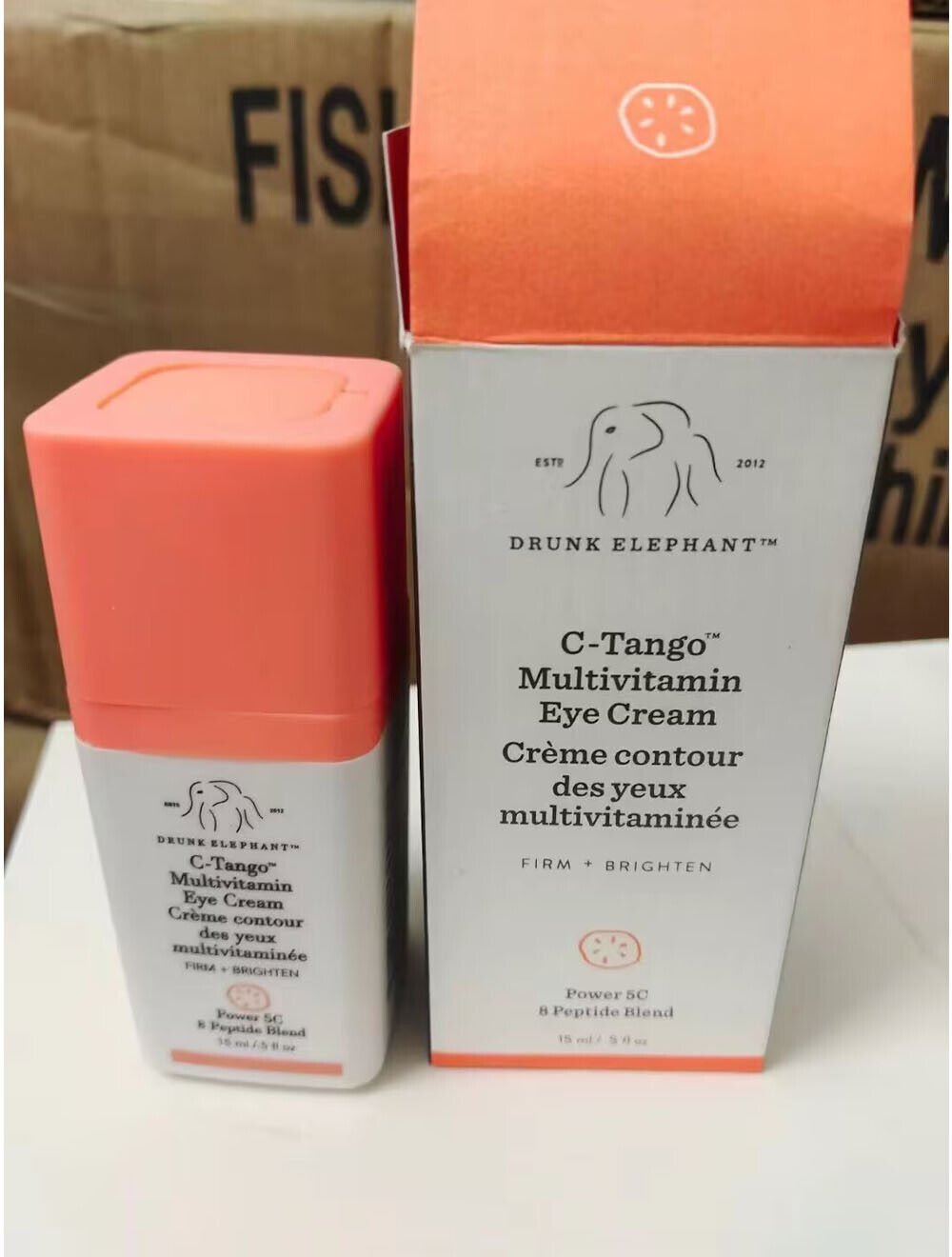 Drunk Elephant CTango Multivitamin Eye Cream 15ml 0.5 oz FULL SIZE