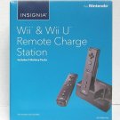 Dual Charging Charger Dock Station + 2 Battery For Wii / Wii U Remote Controller