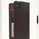 Twelve South BookBook for iPhone XS Max,Wallet Folio Case - Black Leather