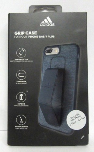 ADIDAS Grip Back Cover Case Stand for Apple iPhone 8 Plus/iPhone 7/6Plus Blue