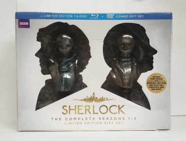 Sherlock: The Complete Seasons 1-3 Limited Edition Gift Set (Blu-ray + DVD)