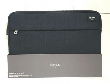 JACK SPADE NYLON Textured LAPTOP SLEEVE FOR Laptops Up To 15 Inch - NAVY