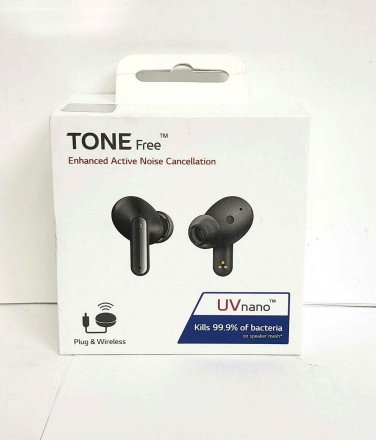 LG TONE Free FP9 - Plug and Wireless True Wireless Bluetooth UVnano Open Box