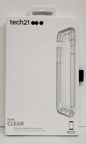 TECH21 - Pure Clear for Apple iPhone 6+/7+/8+ Plus - Clear