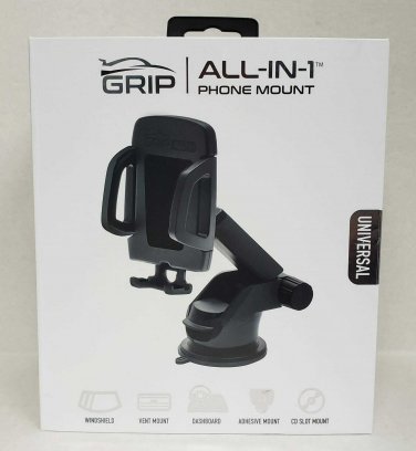 GRIP All-In-1 Universal Phone Mount Mobile Holder for Your Car